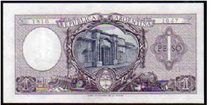 Banknote from Argentina