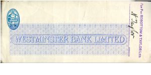 Banknote from United Kingdom