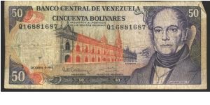 Like #54

Purple, black and roange on multicolour underprint. Caracas removed under bank anme.

Printer: BDDK (without imprint)

8.12.1992 Serial # prefix, K, L-N, P-V, X-Z or 8 digit serial #. Banknote