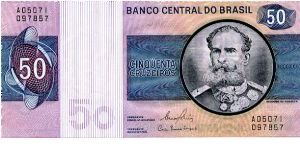 50 cruzeiros
Purple/Blue/Brown
Field Marshal & 1st President of Brazil Manuel Deadoro da Fonseca
Sign #20
Loading coffee at Portinari
Watermark D da Fonseca Banknote