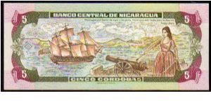 Banknote from Nicaragua