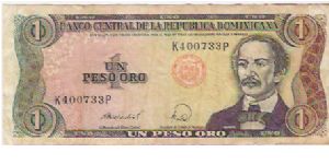 SERIE 1988 
1 PESO ORO

K400733P Banknote