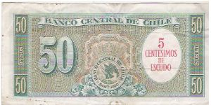 Banknote from Chile