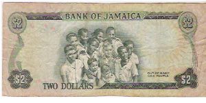 Banknote from Jamaica