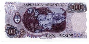 Banknote from Argentina