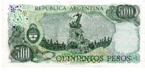 Banknote from Argentina