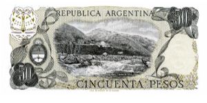 Banknote from Argentina