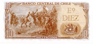 Banknote from Chile