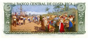 Banknote from Costa Rica