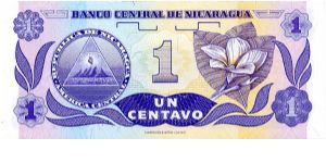 Banknote from Nicaragua