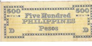 Banknote from Philippines