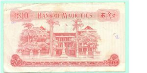 Banknote from Mauritius