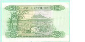 Banknote from Mauritius