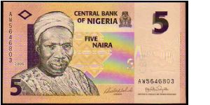 5 Naira
Pk New Banknote