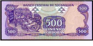 Banknote from Nicaragua