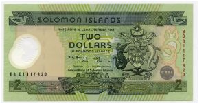 $2
Polymer note Banknote