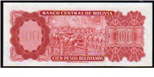 Banknote from Bolivia