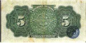 Banknote from Mexico