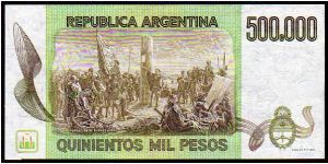 Banknote from Argentina