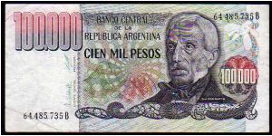 100'000 Pesos__
Pk 308 Banknote