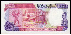 Banknote from Zambia