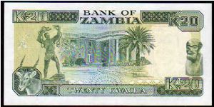 Banknote from Zambia