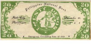 Banknote from Philippines