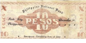 Banknote from Philippines