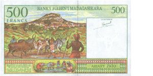 Banknote from Madagascar