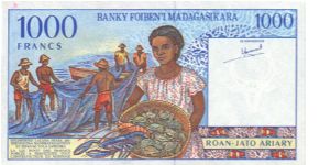 Banknote from Madagascar