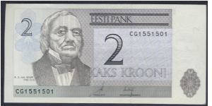 Estonia 2 Krooni 2006 PNEW. Banknote