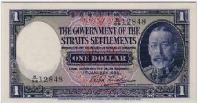 STRAIT SETTLEMENT
--$1---GEM Banknote