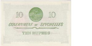 Banknote from Seychelles