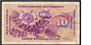 Banknote from Switzerland