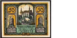 Notgeld

50 Pfenning(Yellow)
Pk NL

(Striegau) Banknote