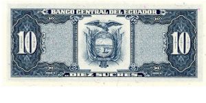 Banknote from Ecuador