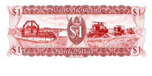 Banknote from Guyana