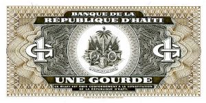 Banknote from Haiti