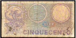 Banknote from Italy