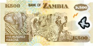 Banknote from Zambia