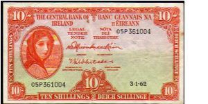 (Republic)

10 Shillings-Scillinge
Pk 62 Banknote