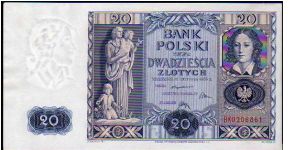 20 Zlotych
Pk 77 Banknote