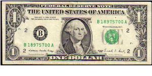 1 Dollar
Pk 480 Banknote