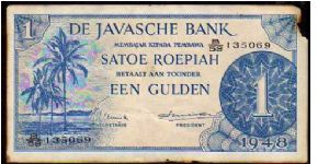 (Netherlands Indies)

1 Gulden
Pk 98 Banknote