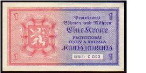Banknote from Czech Republic