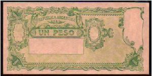 Banknote from Argentina