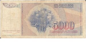 Banknote from Yugoslavia