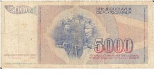 Banknote from Yugoslavia