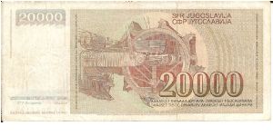 Banknote from Yugoslavia