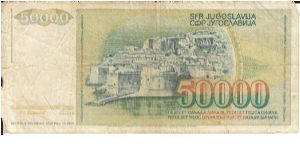 Banknote from Yugoslavia